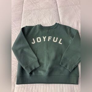 Little Co. by Lauren Conrad Joyful Green Crewneck Sweatshirt